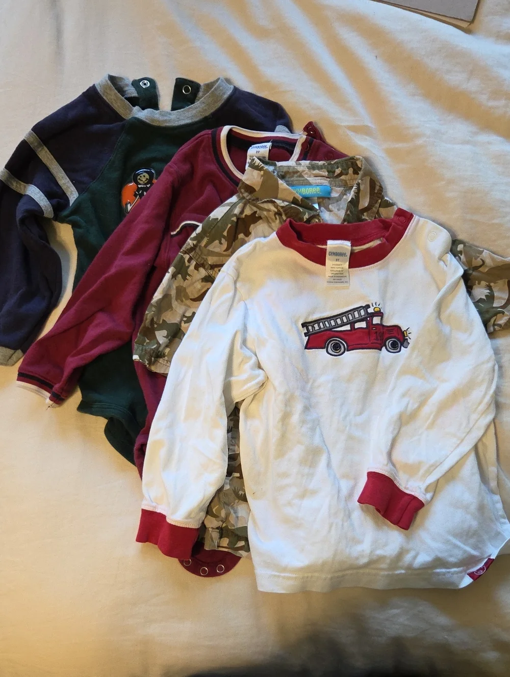 Gymboree Cotton Boys Lot Onesies Shirts 3T
